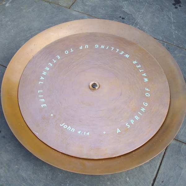 Bronze fountain 1 metre diameter