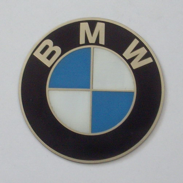 Nickle silver BMW badge