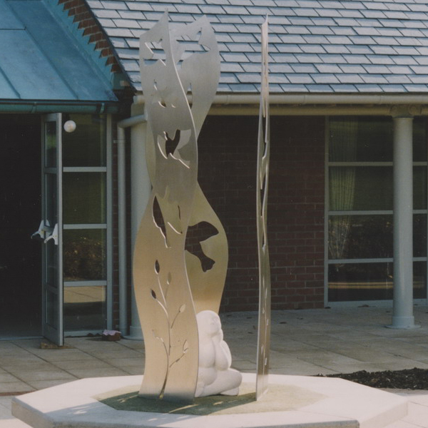 Stainless steel sculpture 2.5 metres