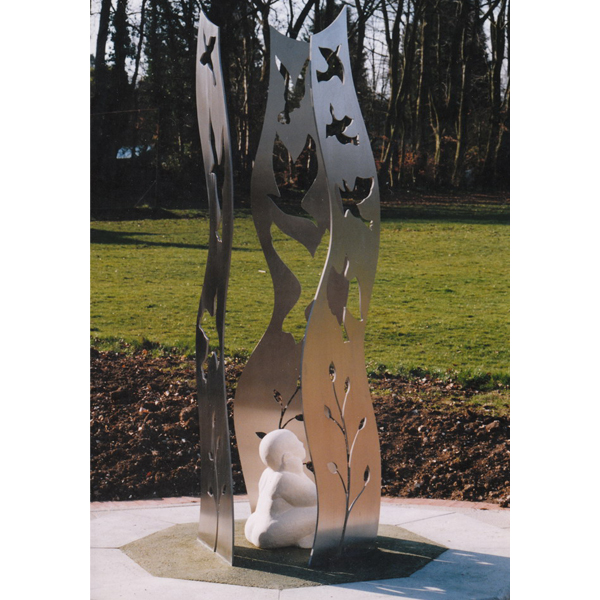 Stainless steel sculpture